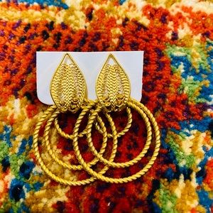 Real Gold Earrings from the 1970’s